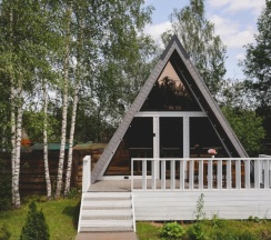 A-frame NEO|Банный чан на территории в Берёзовая роща