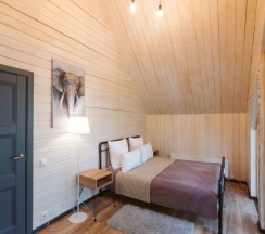 Дом с камином и костровой зоной (до 8 гостей) ГЕФЕСТ в Berloga Country Resort