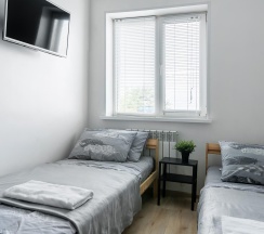 Апартаменты студия с 2 односпальными кроватями в Prim Rooms Apartments (Прим Румс Апартменс)