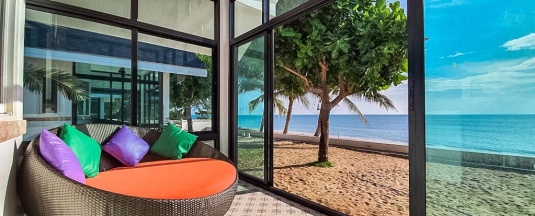 Двухместный семейный номер Standard с видом на сад двуспальная кровать в Rattana Pura Beach Resort