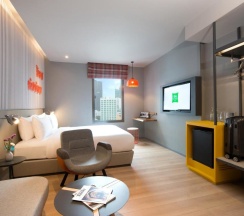 Двухместный номер Superior с видом на город двуспальная кровать в ibis Styles Bangkok Sukhumvit 4