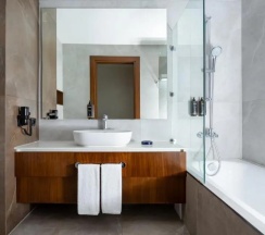 Двухместный номер Deluxe с видом на город 2 отдельные кровати в Mercure Tashkent