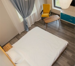 Двухуровневый Джуниор Сюит на втором этаже со своей зоной отдыха в Игуана