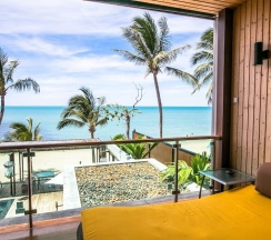 Номер Standard с 3 комнатами с балконом и рядом с пляжем в Pavilion Samui Pool Residence