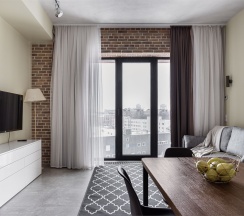 Family апартамент для 6-ти гостей с видом на город в Sv Loft Apart