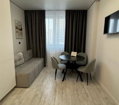 Апартаменты с кухней и спальней в Sibgat Apartments