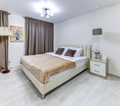 Улучшенная двухместная комната с 1 кроватью и собственной ванной комнатой в МК Распутина