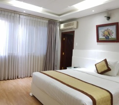 Одноместный номер Deluxe двуспальная кровать в Van Ha Hotel