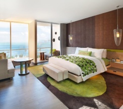 Двухместный номер Wonderful Garden Escape с балконом двуспальная кровать в W Bali - Seminyak