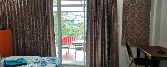 Двухместный семейный номер Standard двуспальная кровать в Mae-Porn Hostel