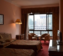 Двухместный номер с видом на Нил Standard двуспальная кровать в Om Kolthoom Hotel & Tower