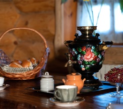 Русская баня на дровах в Аристократ