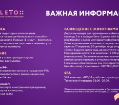 Alpha Superior Twin в Fioleto Ultra All Inclusive&SPA Anapa Miracleon