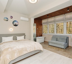 Апартаменты 56 с романтичным интерьером в Панорама парк