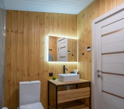 Коттедж с бассейном в Palasuomi