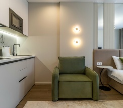 Praline №323 | Студия с видом на Волгу в Nort на Родионова