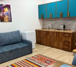 Двухуровневый ПОЛУЛЮКС с зоной отдыха на крыше в Santorini Family Club