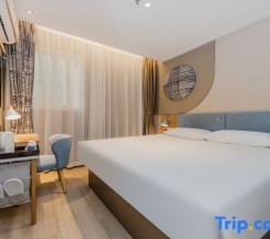 Двухместный номер Business двуспальная кровать в Homeinn (Shanghai Pudong Sanlin Metro Station)