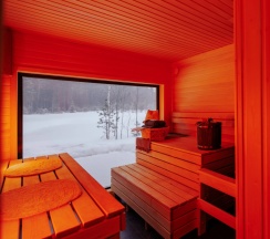 Двухместный коттедж c 1 комнатой двуспальная кровать в Винни-Вилла