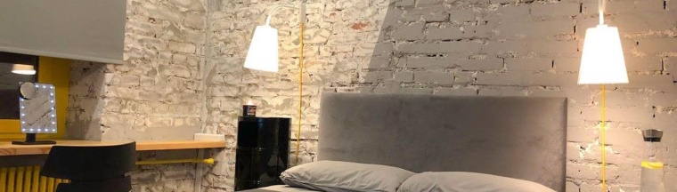 Номер стандарт с 1 двуспальной кроватью в Baraban Hostel