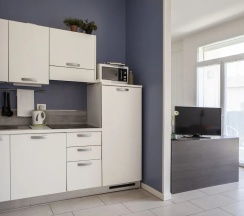 Семейные апартаменты c 1 комнатой с балконом в Residence Sunrise Cesenatico