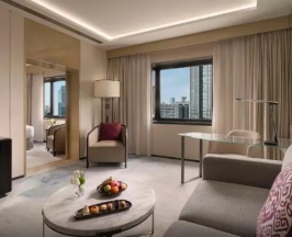 Двухместный полулюкс двуспальная кровать в Kempinski Hotel Beijing Yansha Center