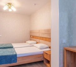 Люкс с одной большой или двумя односпальными кроватями в Энергетик