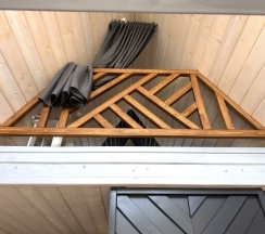 A-Frame №1 (оснащение дома, банного чана и бани см. Подробнее) в Pavlove Village