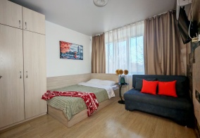 Апартаменты Апартаменты на Верхнепортовая 64 в Амурском заливе