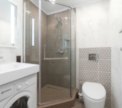 4-местные 1-комнатные апартаменты стандарт в Deluxe apartments