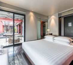 Двухместный полулюкс двуспальная кровать в LoogChoob Homestay