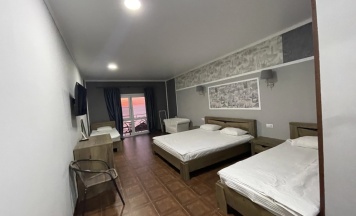 Четырёхместный номер Superior с балконом и с красивым видом из окна в Астан