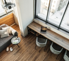 Комната двухуровневый делюкс в WOW.Aparts&SPA