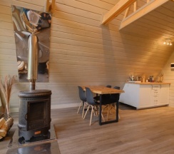 Дом A-frame с чаном в Urman Camp