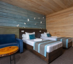 Улучшенный двухместный номер с дополнительным местом в BaikalWood Hotel&SPA