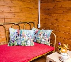 Двухместный номер с собственной террасой двуспальная кровать в Vida