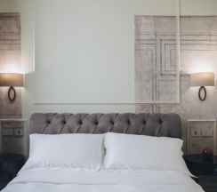 Одноместный люкс Deluxe двуспальная кровать в Gregorini Bingham Art Luxury Suites