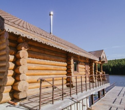 Дом-баня на воде в Мариинские избы