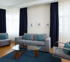 1-комнатные апартаменты улучшенные с видом на реку в Radisson Residences Zavidovo