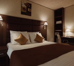 Улучшенный двухместный номер с 1 кроватью в Helix hotel
