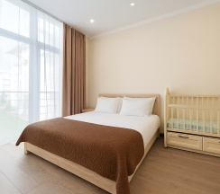 Апартаменты улучшенные с двумя 2-спальными кроватями кв. 204 в Deluxe apartments