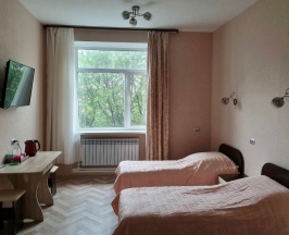 Стандартный номер с двумя односпальными кроватями в Советский