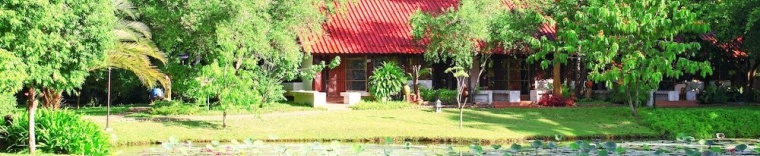 Двухместный номер Standard с видом на сад двуспальная кровать в Pung-waan Resort Kanchanaburi