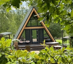 Участок с домиком "Морковь" А-фрейм категории стандарт в Ланьдиво