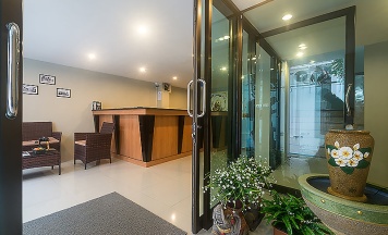 Трёхместный номер Deluxe с видом на город в Green Leaf Hostel