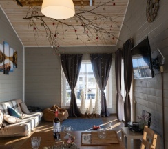 Шале в японском саду в Шале Мануки эн