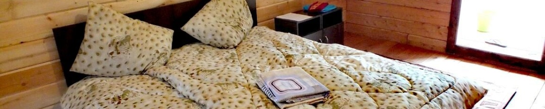 Трехместный номер с двуспальной и односпальной кроватями в Остров в Эдигане