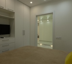 Двухкомнатные апартаменты с балконом и видом на море в Sphera apartments by Stellar