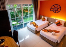 Двухместный номер Deluxe Garden View 2 отдельные кровати в Di Pantai Boutique Beach Resort