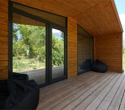 Мини-Барнхаус с видом на лес в Река & Песок